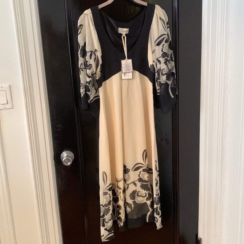 Temperley London Midi Dress Sz US 4 UK 8